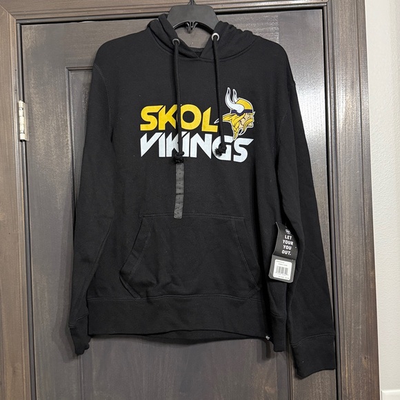 ‘47 Brand Other - NFL Minnesota Vikings NWT SKOL Black Hoodie M